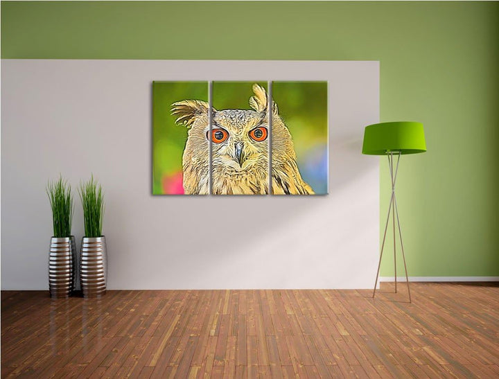 Nachdenklicher Eisbär Spezial 3-Teiler Leinwandbild 120x80 Bild auf Leinwand, XXL riesige Bilder fer