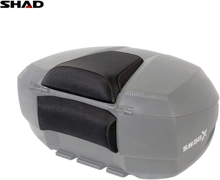 D0ri80 - verchromte beifahrer-rückenlehne für motorrad sh58x sh59 Single, Single