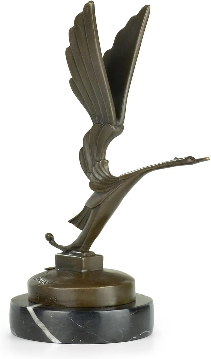 Moritz Bronzefigur Storch Höhe 21 cm 0,82 kg Skulptur Statue Antik Figuren