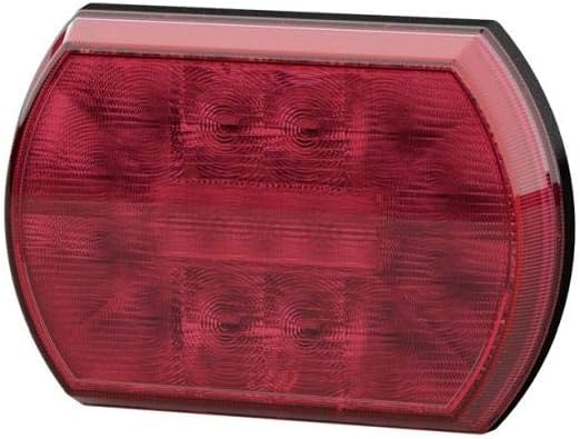HELLA - Nebelschlussleuchte - Shapeline Tech - LED - 12/24V - geschraubt - Lichtscheibenfarbe: rot -