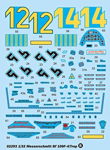 Trumpeter 02293 Modellbausatz Messerschmitt Bf109F-4/Trop