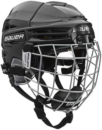 BAUER RE-AKT 100 Helm Combo Bambini, Farbe:schwarz