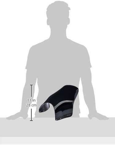 Puig 0869N Windschutzscheibe Naked Schwarz, Schwarz