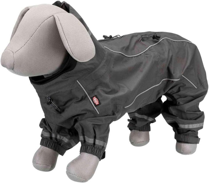 Trixie Vaasa Hunde-Regenmantel, Grau, 33 cm 33 cm(1er Pack), 33 cm(1er Pack)