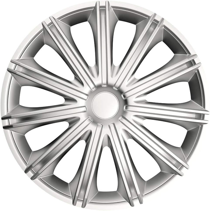 AUTO-STYLE Satz Radzierblenden Nero 14-Zoll Silber Silber 14-Zoll, Silber 14-Zoll