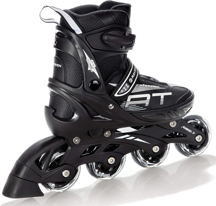 Inline Skates Inliner Raven Profession Schwarz 35-39(23cm-25,5cm), Schwarz 35-39(23cm-25,5cm)