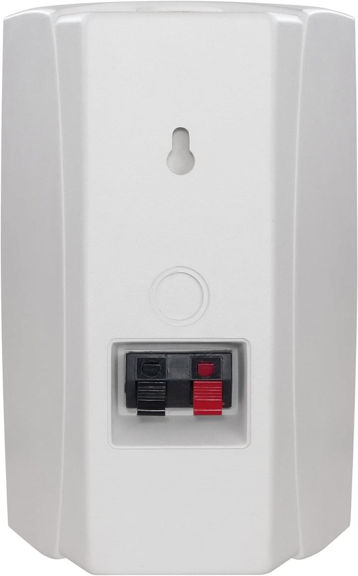 Dynavox PB402 HiFi Box mit Wandhalterung, kompakter 3-Wege Lautsprecher, Weiss, Weiss