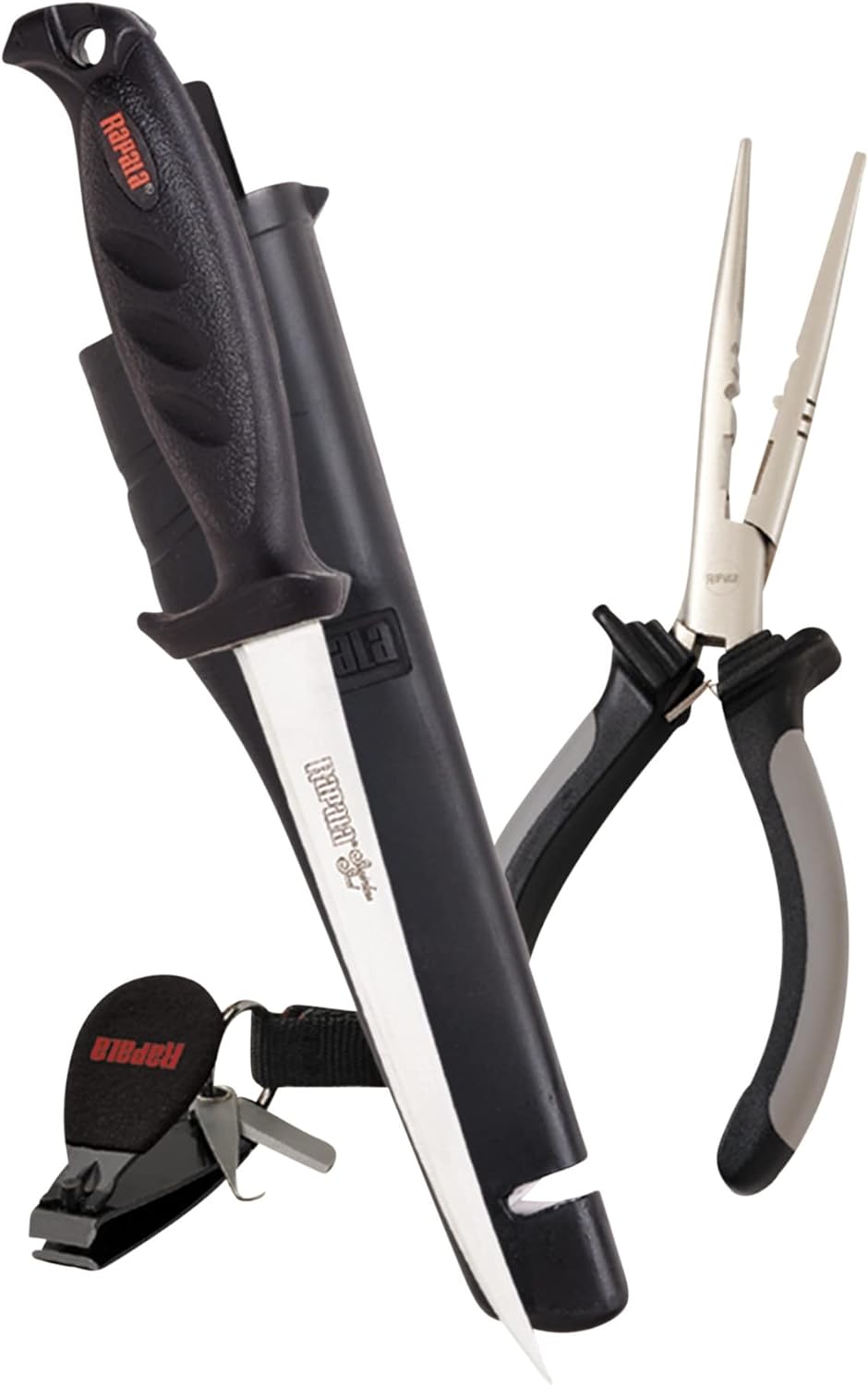 Rapala Knife/Pliers Combo - Filetiermesser + Angelzange, Angelmesser, Filiermesser, Zange, Lösezange