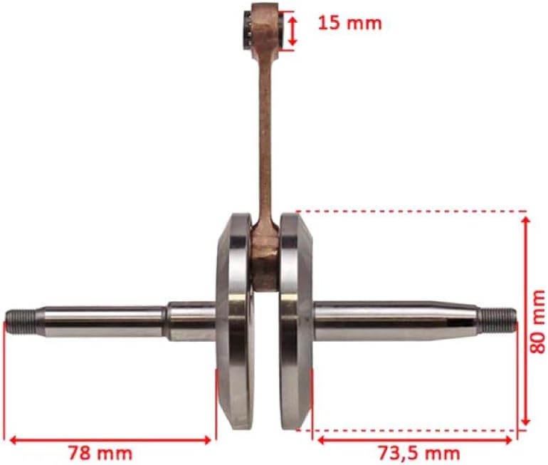 Kurbelwelle für Hercules Prima 2 3 5 6 S N SL Optima M4 M5 505/2 2-Gang