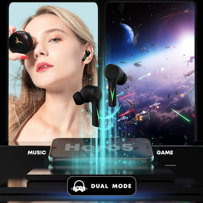 Bluetooth Kopfhörer In Ear, HiFi Stereo Kopfhörer Kabellos mit Mikrofone, 13mm-Treiber, Spiel-/Musik