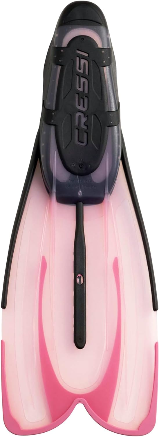 Cressi Agua Premium Flossen Self Adjusting zum Tauchen, Apnoe, Schnorcheln und Schwimmen Rosa 31/32