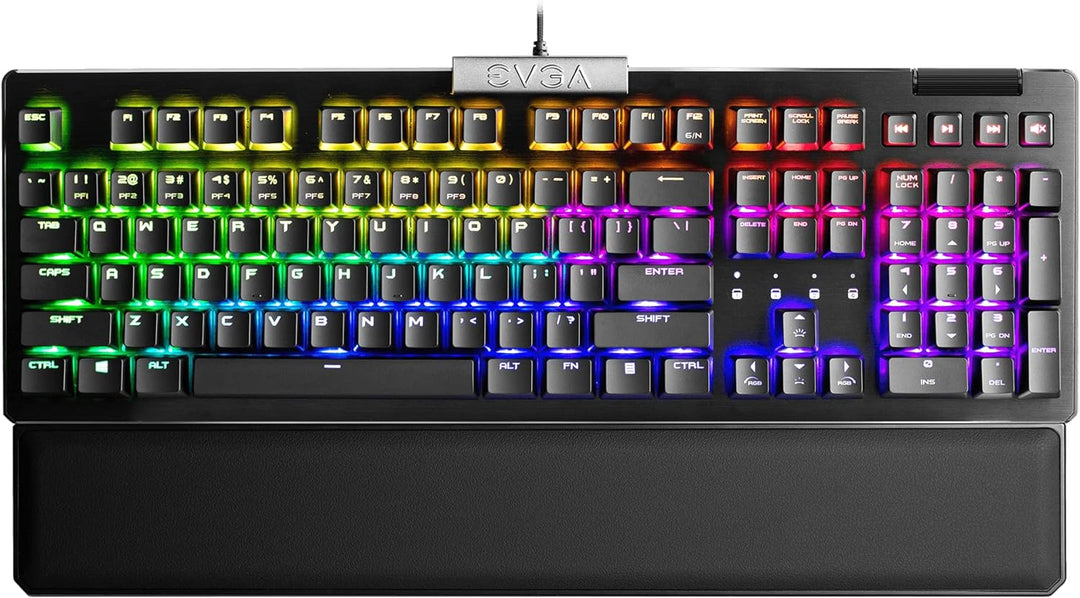 EVGA Z15 RGB Mechanische Gaming-Tastatur (linearer Schalter) RGB Hintergrundbeleuchtung LED, Hot Swa
