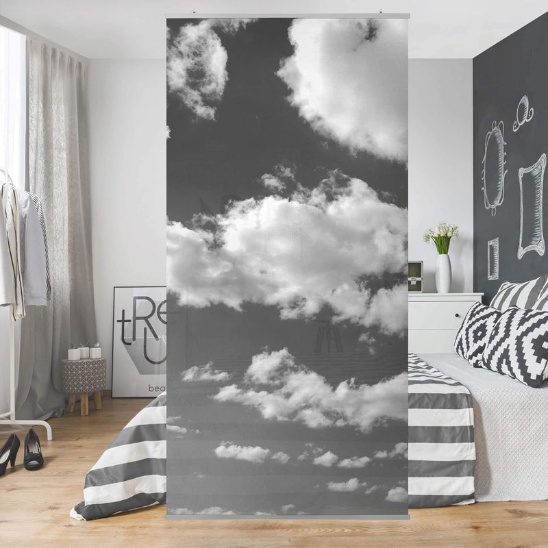 Bilderwelten Raumteiler Wolkenhimmel II 250x120cm inkl. transparenter Halterung 250x120cm incl. tran