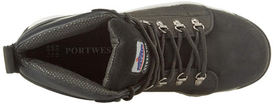 Portwest Steelite halbhoher Stiefel SB HRO, Grösse: 45, Farbe: Schwarz, FW31BKR45 45 EU Schwarz, 45