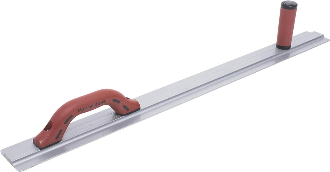 Marshalltown 4626D 36" Magnesium Bodenglätter- Gerades Blatt-DuraSoft Griff, Silber/Silber Metallic,