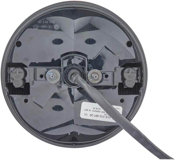 HELLA - Heckleuchte - Glühlampe - 12V - Anbau/geschraubt - Lichtscheibenfarbe: rot - Kabel: 800mm -