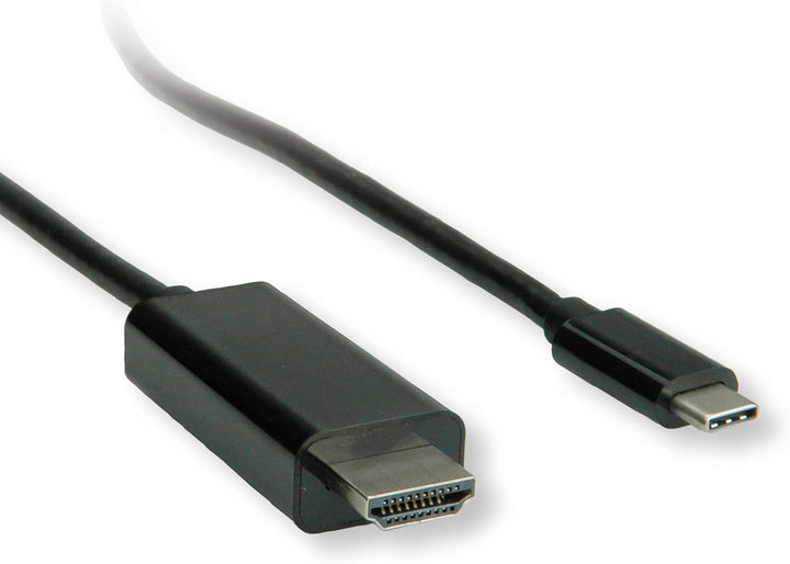 ROLINE USB Typ C - HDMI Adapterkabel, ST/ST, 2 m, 2 m