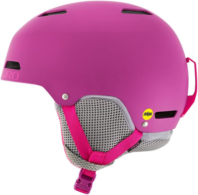 Giro Crue MIPS Kinder Skihelm - Snowboardhelm für Jugend, Kleinkind, Jungen & Mädchen Berry / Magent