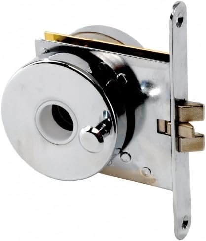 Osculati Einsteckschloss einfach Messing verchromt 68x60x9mm