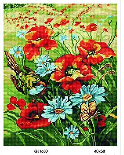 Diamond Vollbedeckung mit Holzrahmen Painting Set Bild 40 x 50 Diamant Malerei Stickerei Handarbeit
