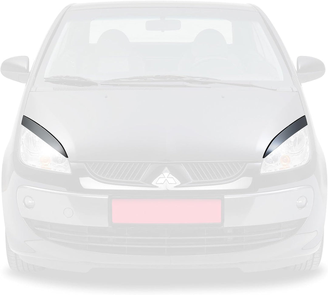 CSR-Automotive Scheinwerferblenden Kompatibel mit/Ersatz für Mitsubishi Colt CZC, Z30 SB154