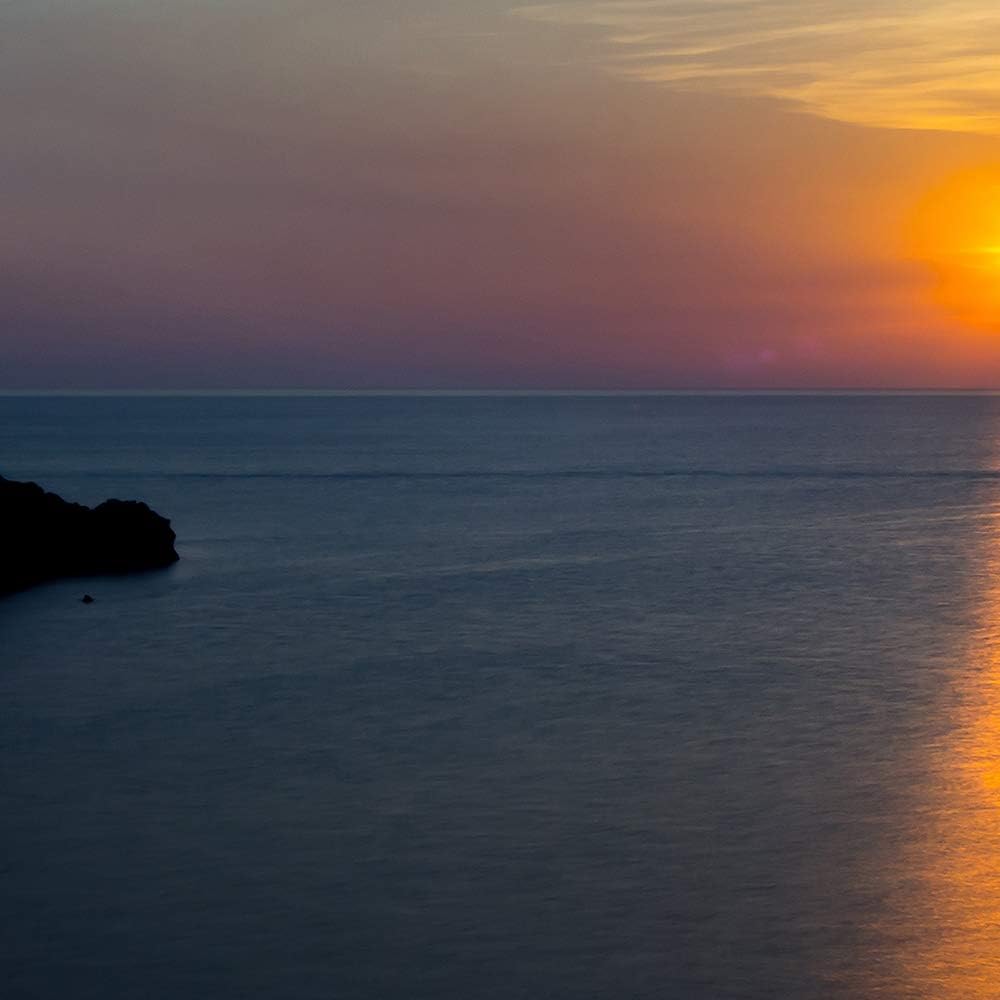 Feeby Bild auf Vlies Leinwand Fensteransicht 3D-Effekt 90x60 cm Kunstdruck Modern Wandbilder Deko Fl