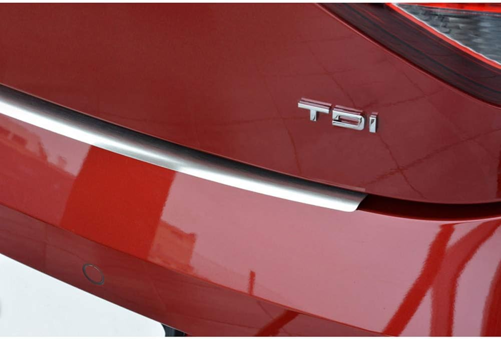 Avisa Edelstahl Heckstossstangenschutz kompatibel mit Seat Leon 5F 5 türer 2013-2020 'Ribs'