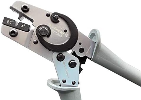 Silver Line by Weidmüller Crimpwerkzeug 4U Z GER (Arbeitsbereich 0,5 – 4,0 mm², mit Entriegelungsmög