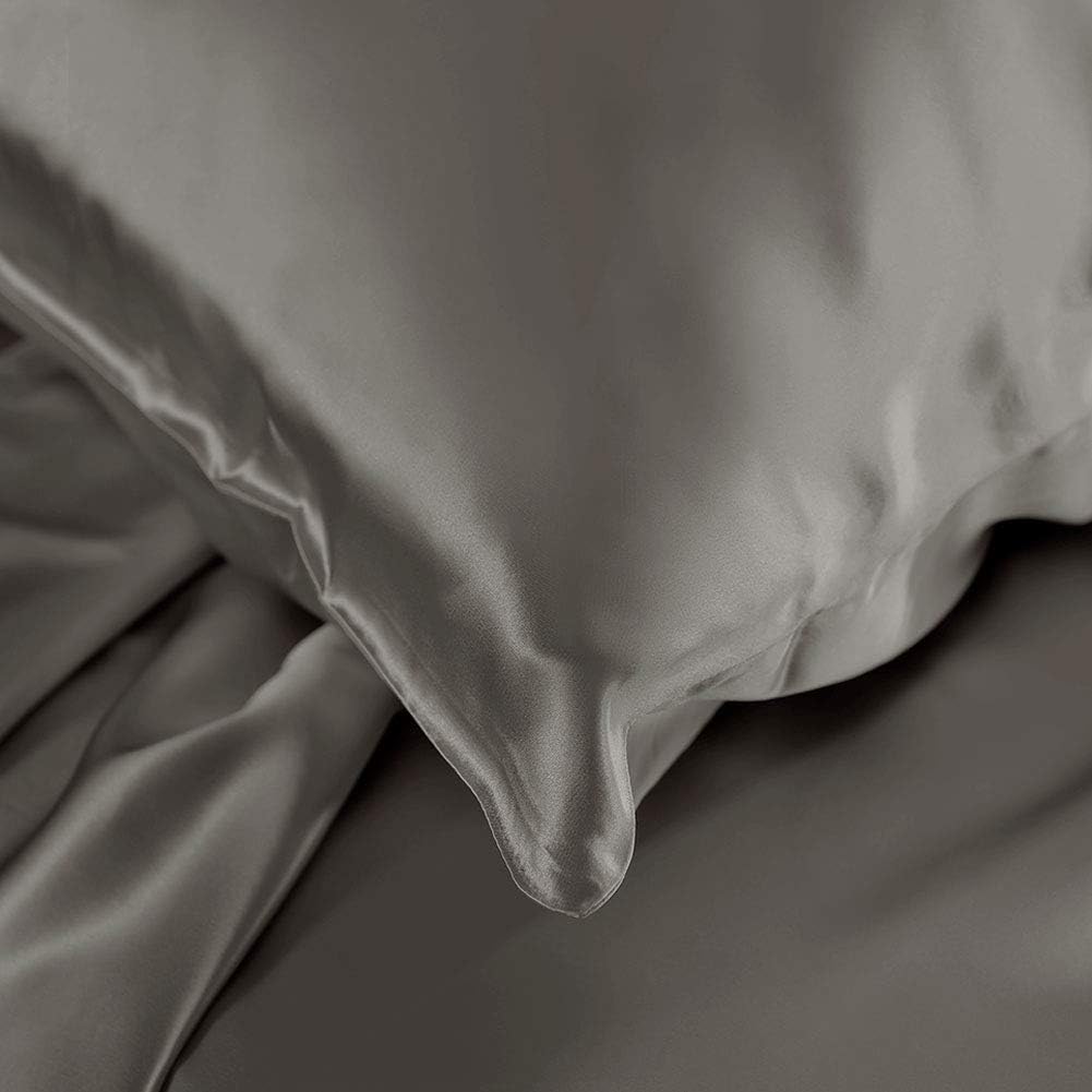 THXSILK Luxus 100% 19 Momme Seide Kissenbezug Kissenhülle mit Reissverschluss - Seide Kissen Bezug -