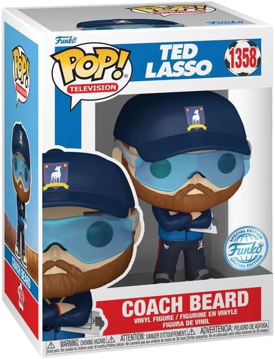 Funko Pop! TV: Ted Lasso – Coach Beard (Exc), Sammelfigur aus Vinyl – 66247