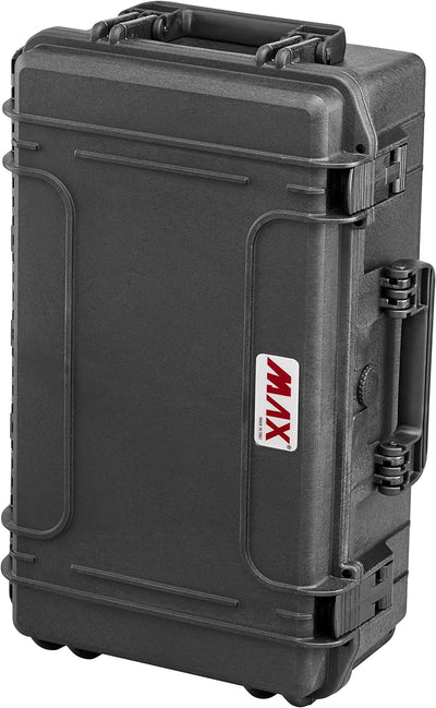 Panaro Max Cases Kunststoffkoffer mit Schaumstoff, hohe Dichte, schwarz, L