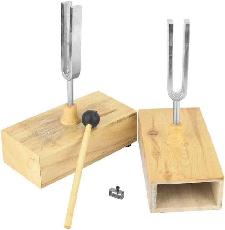 Stimmgabel mit Resonanzkasten, 440Hz Stimmgabel Virbration Experimental Instrument mit Holz Resonato