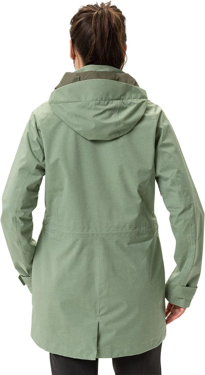 VAUDE Damen Women's Skomer Parka Jacke 34 Willow Green, 34 Willow Green