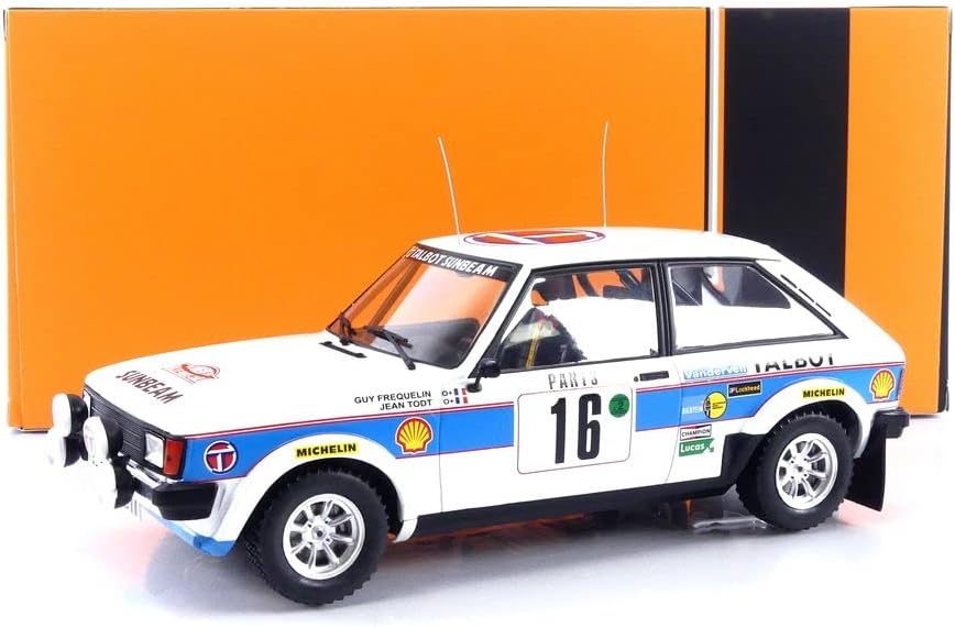 Ixo 18RMC095A Miniaturauto aus der Kollektion, Weiss/Blau