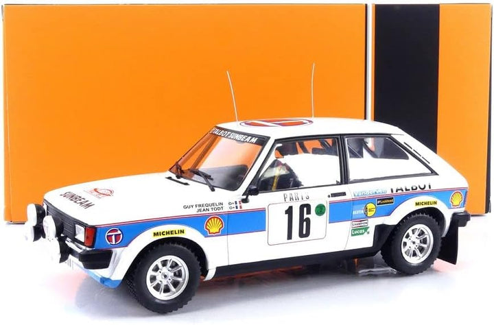 Ixo 18RMC095A Miniaturauto aus der Kollektion, Weiss/Blau