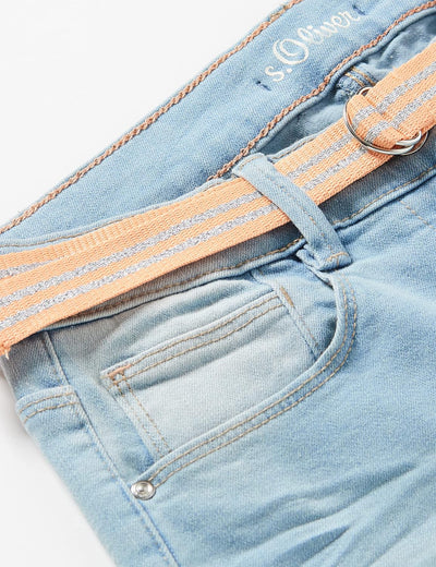 s.Oliver Junior Kids 403.10.203.26.180.2110243 Jeans, Light Blue Stretch (53Z2), 128 Slim