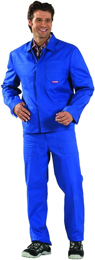 Planam 0101050 BW 290 Arbeitsjacke, Kornblau, Grösse 50 Kornblau 50, Kornblau 50