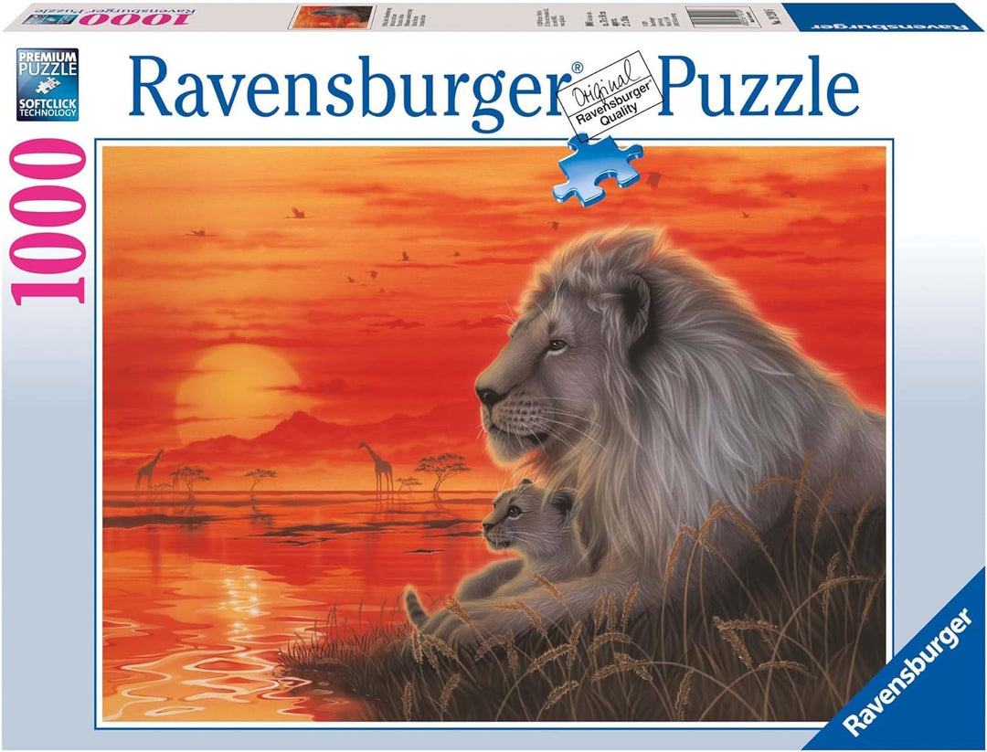 Ravensburger 19210 - Afrikanische Abendstimmung - 1000 Teile Puzzle