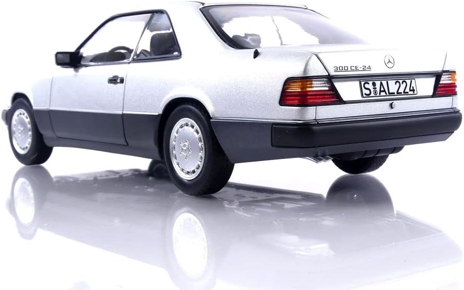 Norev NV183880 1:18 300 CE-24 Coupé 1990 Silber Mercedes-Benz Sammlerstück Modell, Multi