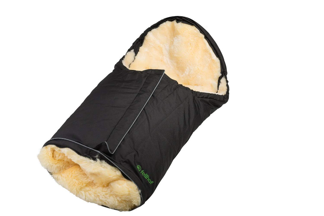 Fellhof 108701 Lammfell Fusssack Sölden, grössenverstellbar, bei 30 °C waschbar, OEKO-TEX® Standard