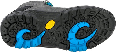 Brütting Unisex Kinder Mount Bona High Kids Trekking- & Wanderstiefel 28 EU Grau Blau Lemon, 28 EU G