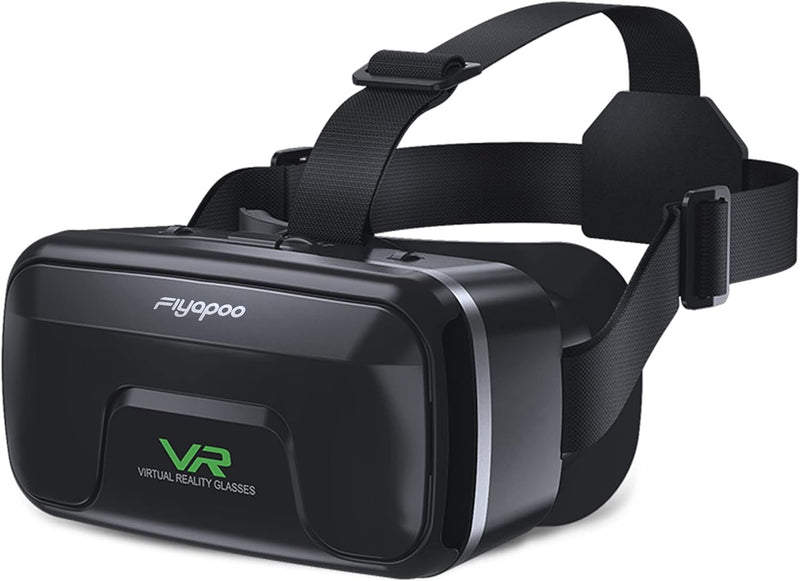 FIYAPOO VR Brille, VR 3D Virtual Reality Brille geeignet Für 3D Filme und Spiele,HD VR 3D Brille für