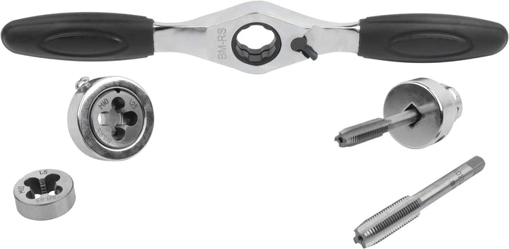 Brüder Mannesmann Werkzeuge Mannesmann M53230 Gewindeschneidsatz, 40-tlg. Grün