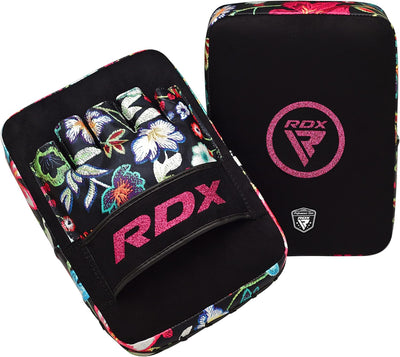 RDX Frauen Handpratzen Schlagen Fokus Haken & Jab Pads Thai Kick Damen Boxpratzen Streik Schild MMA