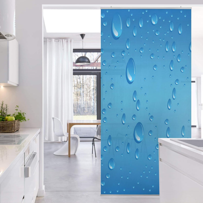 Bilderwelten Raumteiler Rainy Day 250x120cm ohne Halterung 250x120cm without hanger, 250x120cm witho