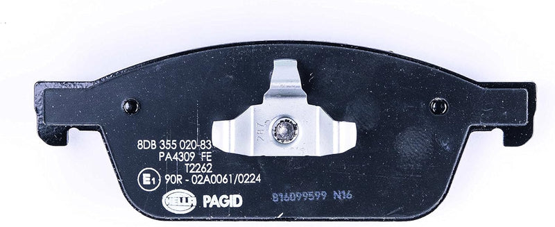 HELLA PAGID 8DB 355 020-831 Bremsbelagsatz - T2262 - Dicke/Stärke: 17.9mm - Bremssystem: Teves - nic