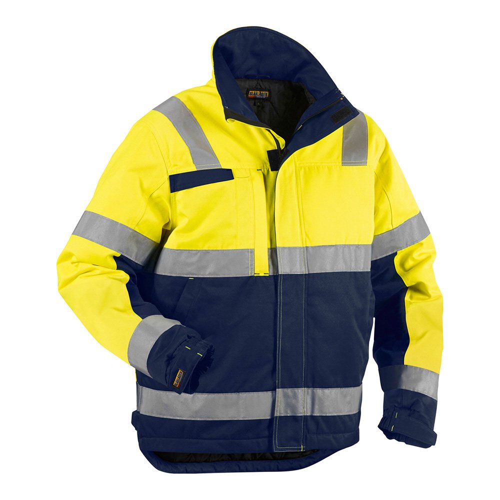 Blaklader 48621811 WINTERJACKET, Gelb/Marine, grootte XXL Gelb/Marineblau XXL, Gelb/Marineblau XXL