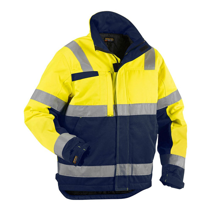 Blaklader 48621811 WINTERJACKET, Gelb/Marine, grootte XXL Gelb/Marineblau XXL, Gelb/Marineblau XXL