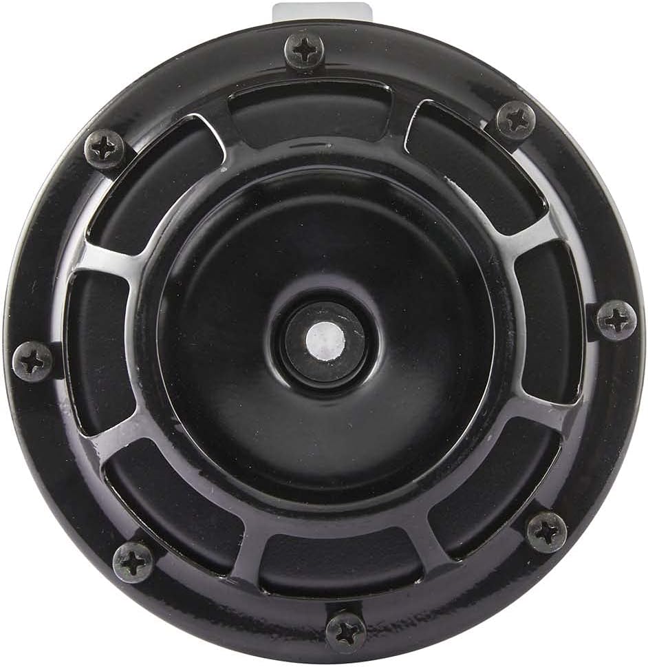HELLA - Horn - B133 - 12V - 118dB(A) - Frequenzbereich: 375/500Hz - Starkton - Gehäusefarbe: schwarz