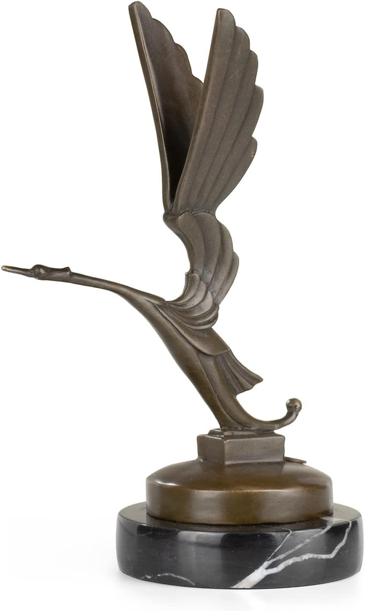 Moritz Bronzefigur Storch Höhe 21 cm 0,82 kg Skulptur Statue Antik Figuren